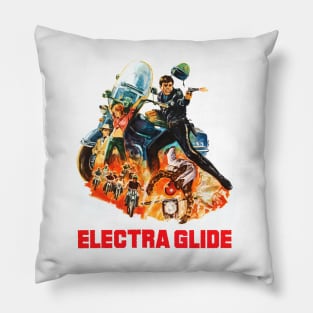 Electra Glide In Blue Pillow