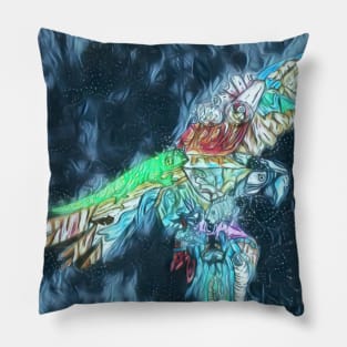 Macaw 4 Pillow