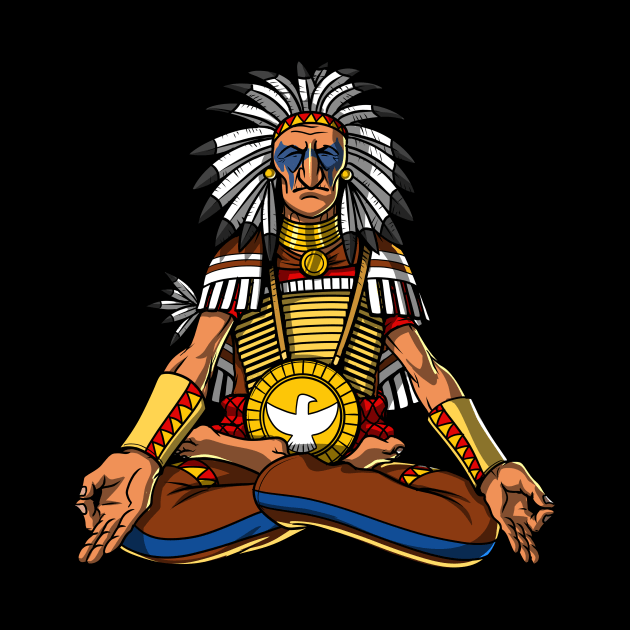 Native American Chief Meditation by underheaven