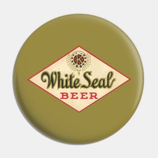 White Seal Beer Retro Defunct Breweriana Pin