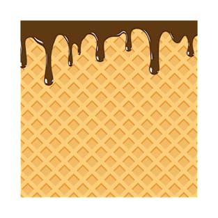 Chocolate Dripping Ice Cream Cone T-Shirt