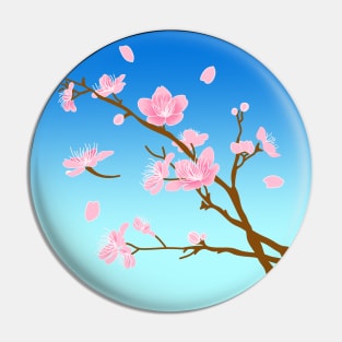 Cherry Blossom Design Pin