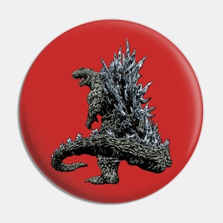 Godzilla Pin