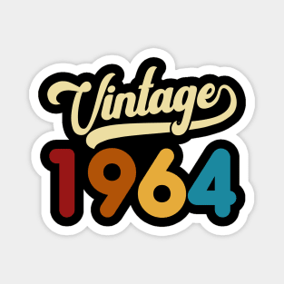 1964 Vintage Gift 56th Birthday Retro Style Magnet