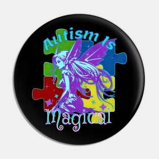 Autism Awareness Fairy Autism Is Magical Pin