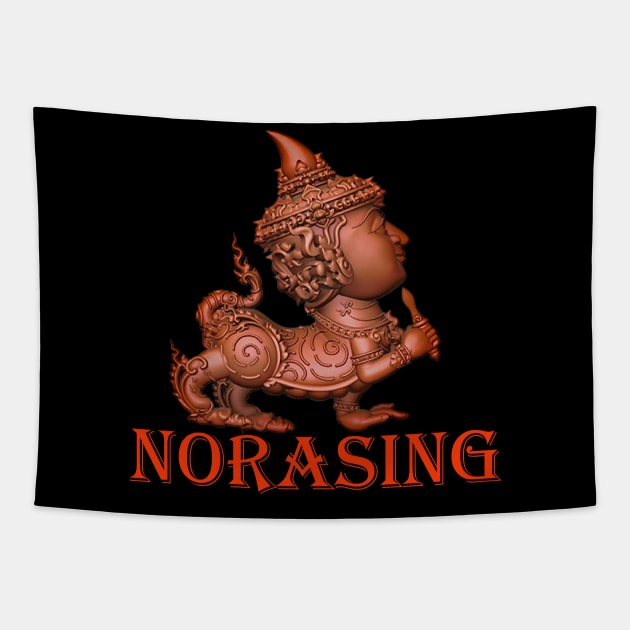 Red norasingh laithai Tapestry by Dr.Raksod