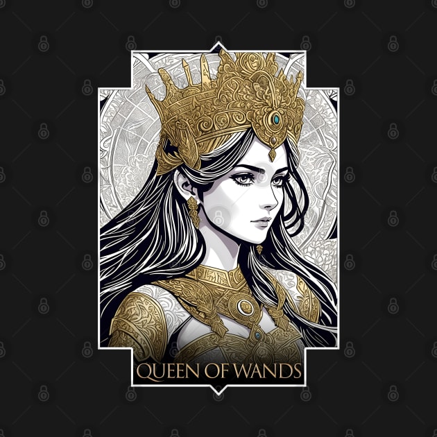 Queen of Wands by Pictozoic