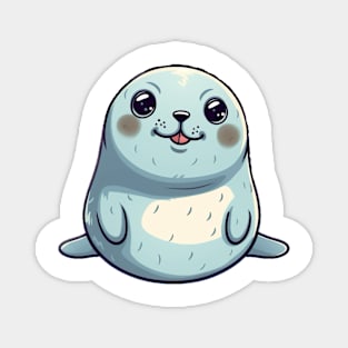 Cute Cartoon Happy Baby Seal Magnet