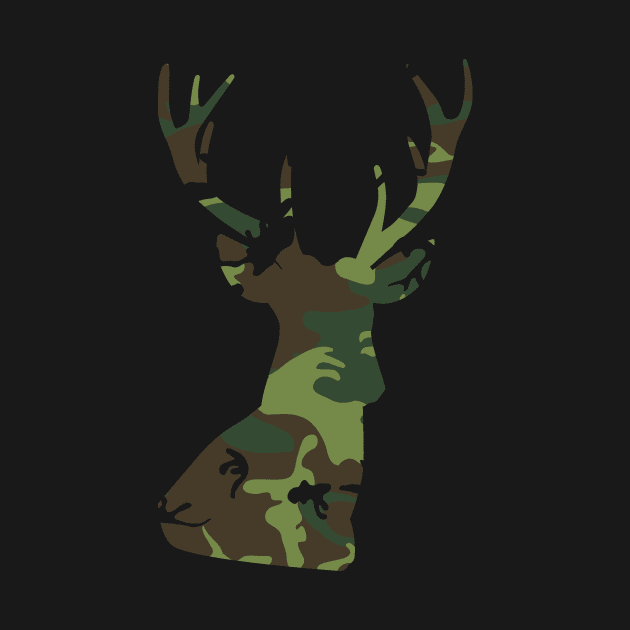 Camo Buck by richardsimpsonart