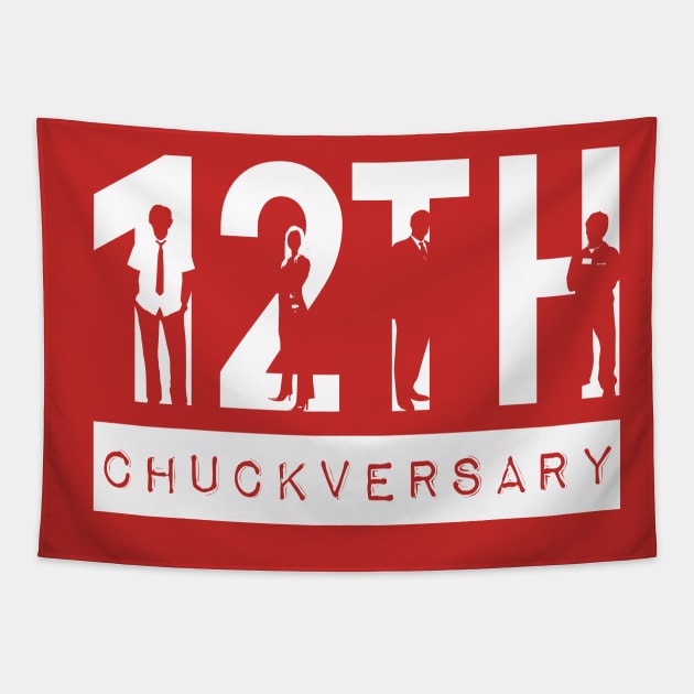 12th Chuckversary Tapestry by insidethetardis