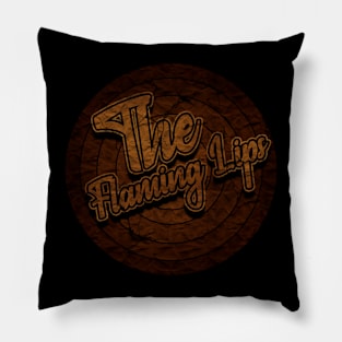 Circle Retro The Flaming Lips Pillow