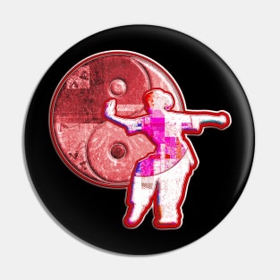 Tai Chi And Ying Yang  Design Pin