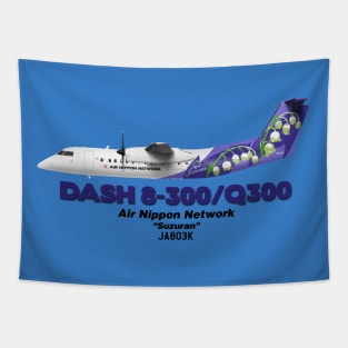 DeHavilland Canada Dash 8-300/Q300 - Air Nippon Network "Suzuran" Tapestry