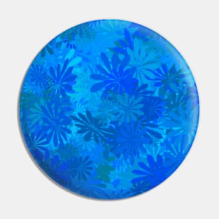 Blue Daisies Pin