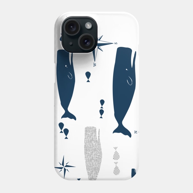 Sperm Whale Phone Case by bruxamagica