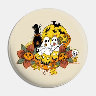 Halloween Love Fall Colors Pin