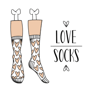 Love Socks T-Shirt