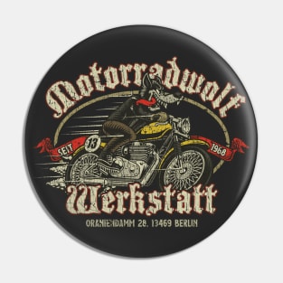 Motorradwolf Werkstatt 1968 Pin