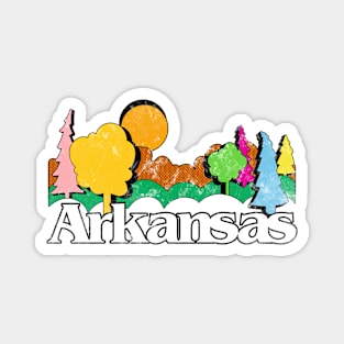 Arkansas Vintage View Magnet