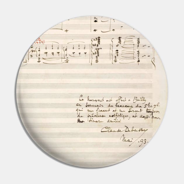 Debussy | Claude Debussy original handwritten score | 2 of 2 Pin by Musical design