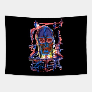 Skull Mask Tapestry