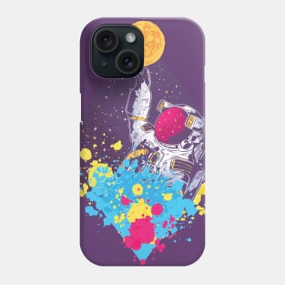 Abstract Astronaut Design Phone Case