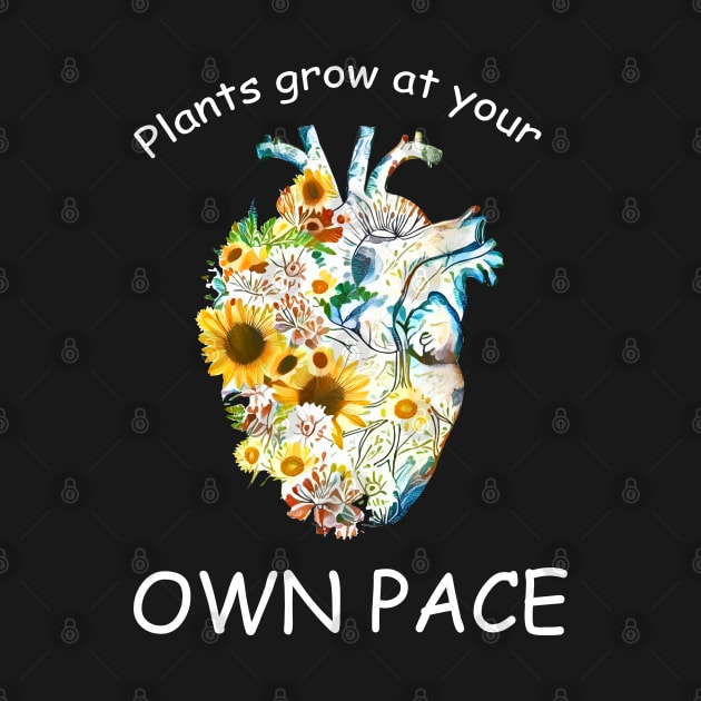 Succulents plant lovers, human heart, Plants lovers, plants grow at your own pace by Collagedream