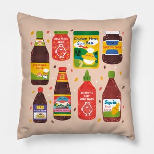 Asian Sauces Pillow