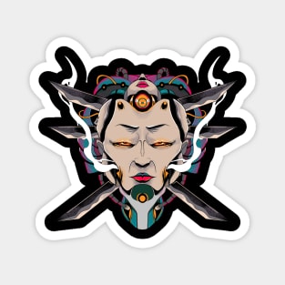 Geisha Mech Magnet