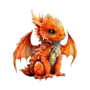 Orange baby dragon T-Shirt