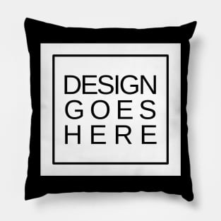 Design Goes Here Pillow