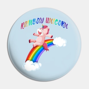 Rainbow Unicorn Lover Pin