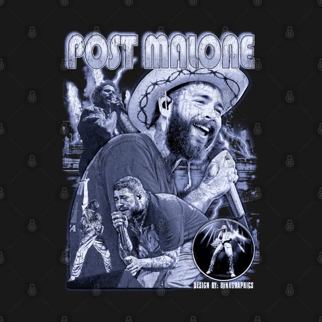 Post malone vintage bootleg graphic by BVNKGRAPHICS