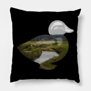 Duck stream Pillow