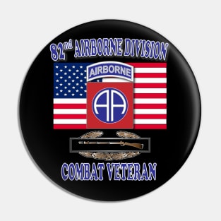 82nd Airborne Combat Veteran (Infantry) Pin