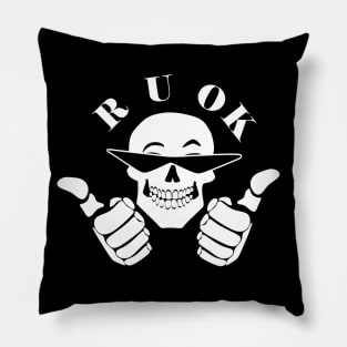 r u ok | are you ok | ru ok Pillow