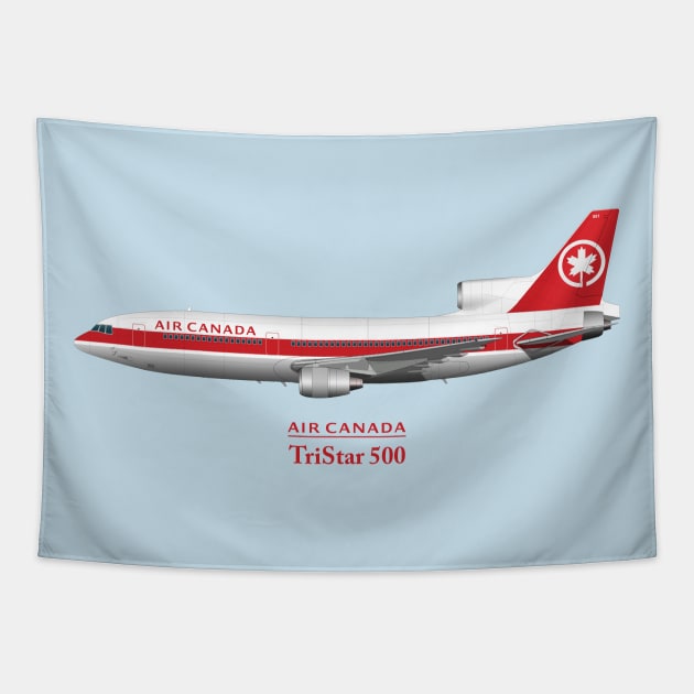 Air Canada Tristar 500 Tapestry by SteveHClark