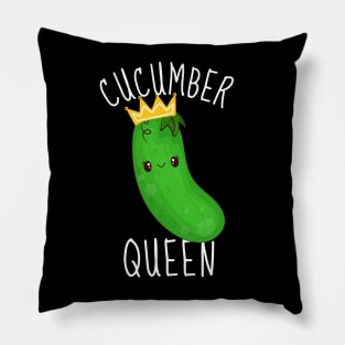 Cucumber Queen Cute Pillow