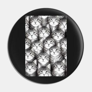 Lots of Cats. Perfect gift for Cats Lovers or for National Cat Day, #24 Pin