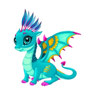 Baby dragon with cute eye T-Shirt