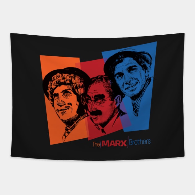 MGM Marx Brothers Tri-Color Tapestry by SpruceTavern