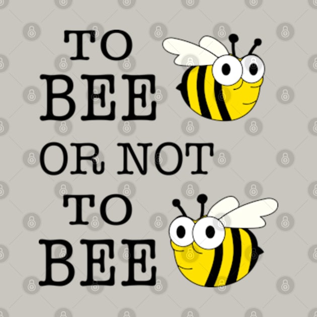 To Bee Or Not To Bee With Bees  illustration by Rabbit Ink