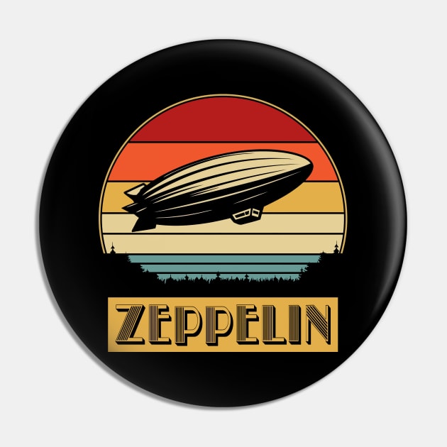 Zeppelin Vintage Pin by Saamdibilquraniart