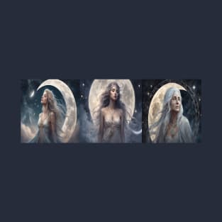 Triple Moon Goddesses T-Shirt