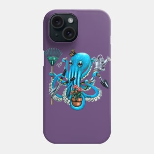 "Octo Gardener" - Octopus Landscaper Phone Case