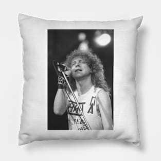 Lou Gramm BW Photograph Pillow