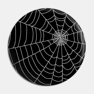 Spider web hand drawn pattern Pin