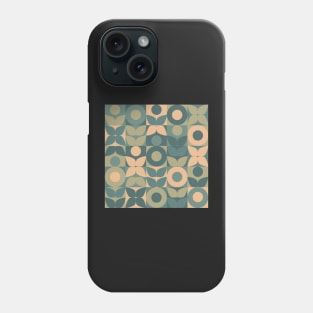 Nordic Florals Retro Vintage Abstract Pattern Phone Case