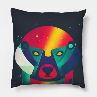 Space Cosmos Bear Pillow