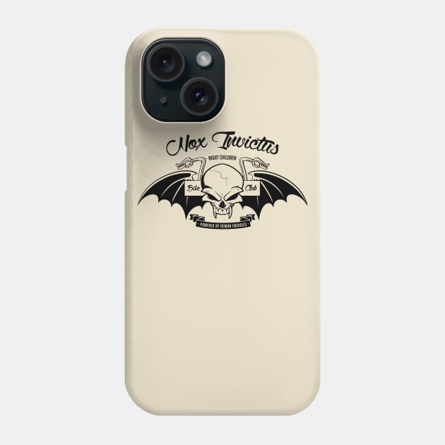 Shadowhunters - Nox Invictus Bike Club Phone Case by BadCatDesigns